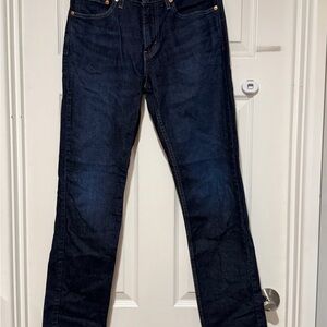 Levi’s Men's Dark Blue Straight-Leg Jeans